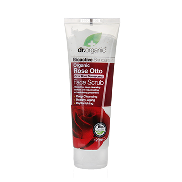 Dr Organic Rose Otto Face Scrub 125ml