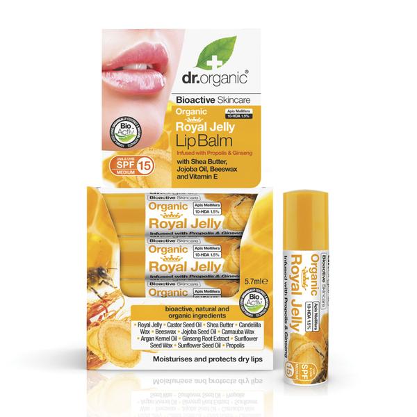 Dr Organic Royal Jelly Lip Balm 5.7ml