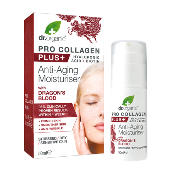 Dr Organic Dragons Blood Pro Collagen Plus Moisturiser 50ml